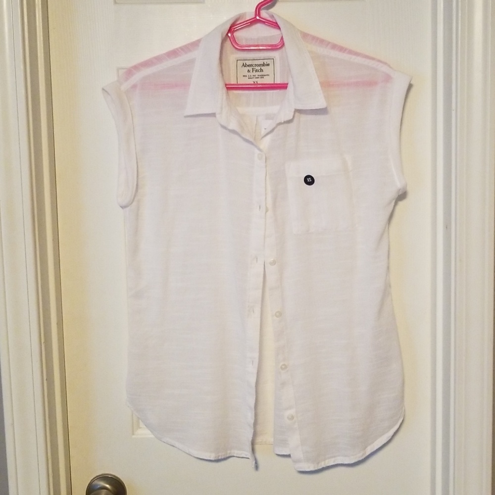 Sheer White Blouse